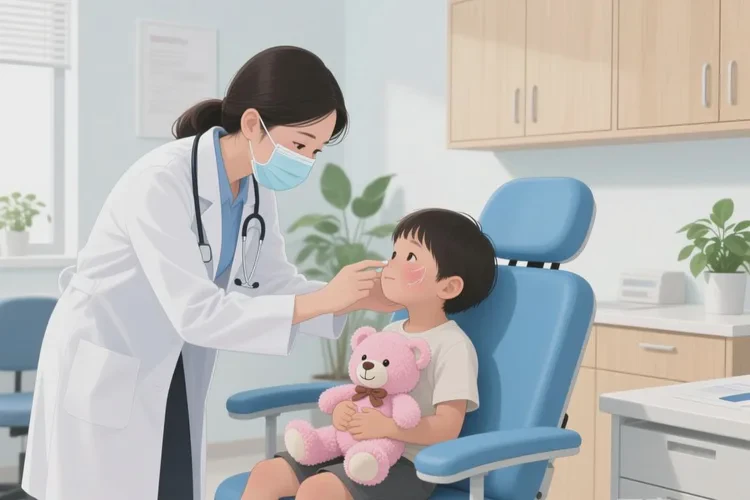 小孩面部容易起湿疹能不能治愈(图4)