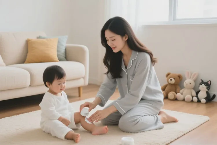 幼儿小腿上经常长湿疹能治愈吗(图1)