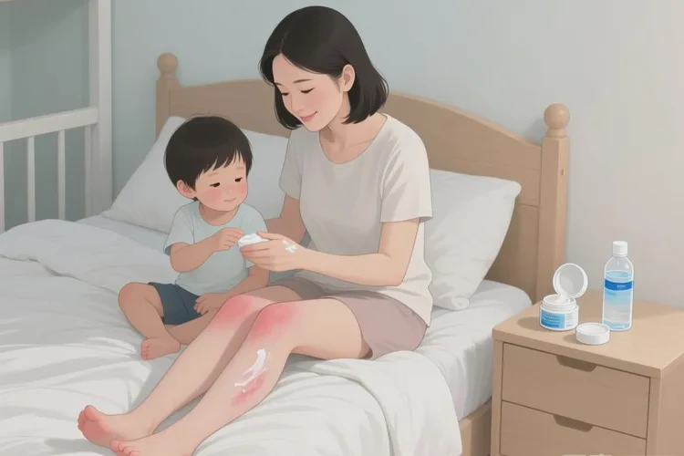 孩子大腿偶尔长湿疹能不能治愈(图1)