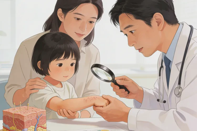 小儿面部容易起湿疹能治愈吗(图1)