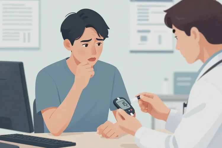 29岁晚餐血糖10.6是怎么回事(图1)