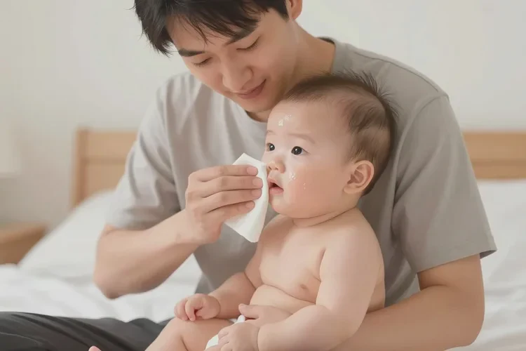 宝宝脸上长湿疹能不能治愈(图1)