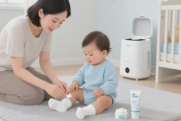 小孩脚上经常长湿疹能不能治愈(图1)