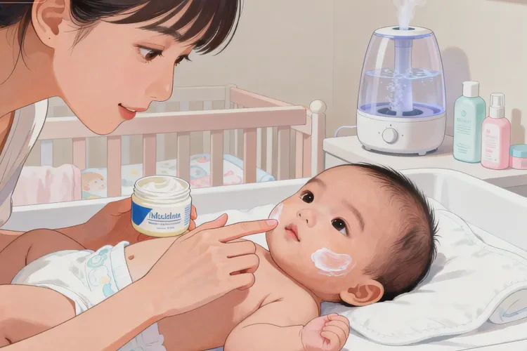 婴儿面部容易起湿疹能不能治愈(图1)