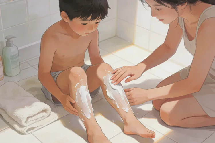 小学生小腿上偶尔起湿疹能治愈吗(图2)