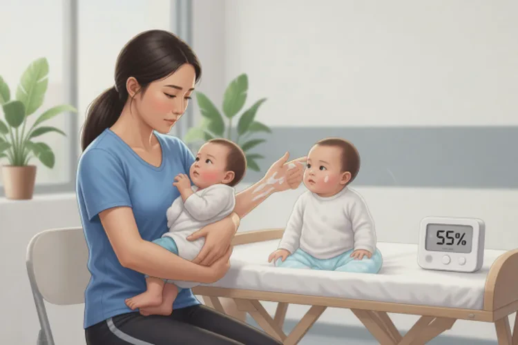 婴幼儿面部容易起湿疹能不能治愈(图2)