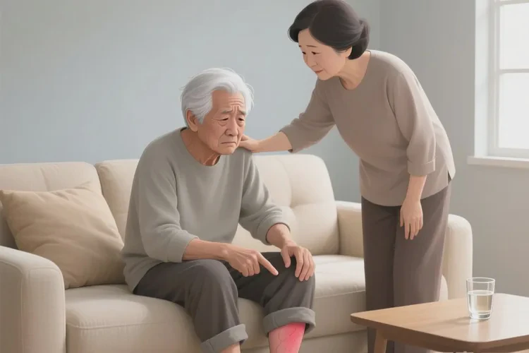 老年人大腿容易长湿疹能治愈吗(图1)