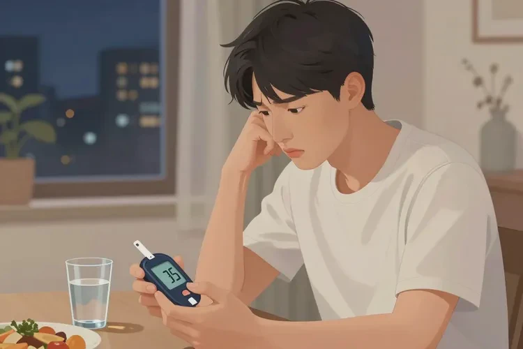 29岁晚餐血糖21.4是怎么回事(图1)