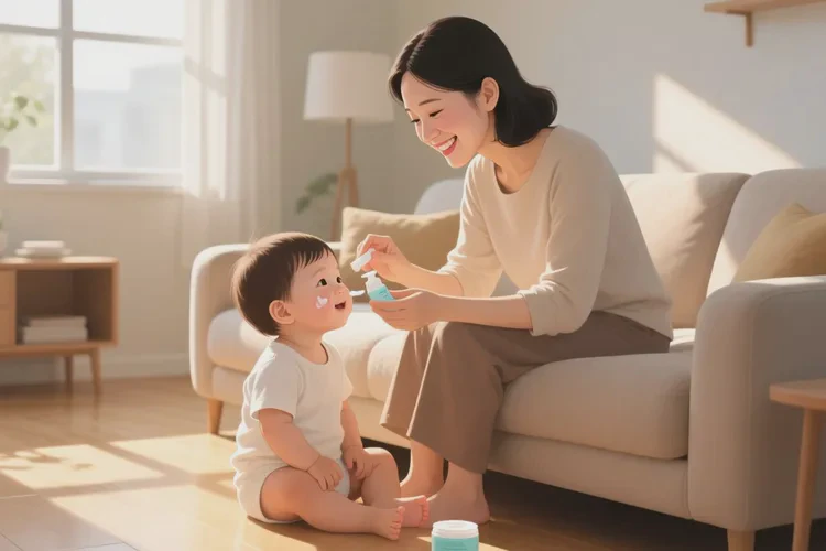 幼儿脸上偶尔起湿疹能治愈吗(图1)