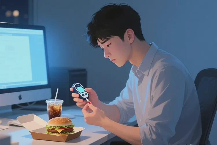 29岁晚餐血糖14.7是怎么回事(图2)