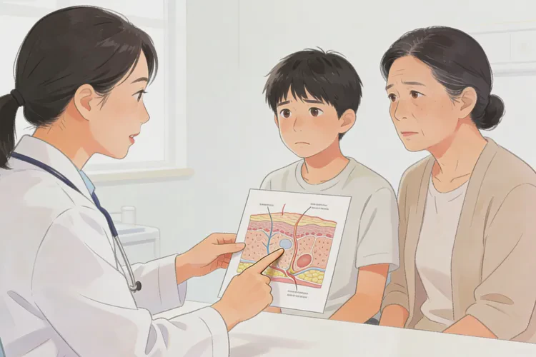 青少年小腿上经常起湿疹能治愈吗(图1)