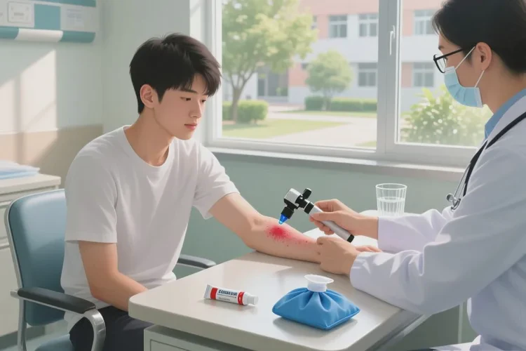 大学生手臂上出现湿疹能治愈吗(图3)