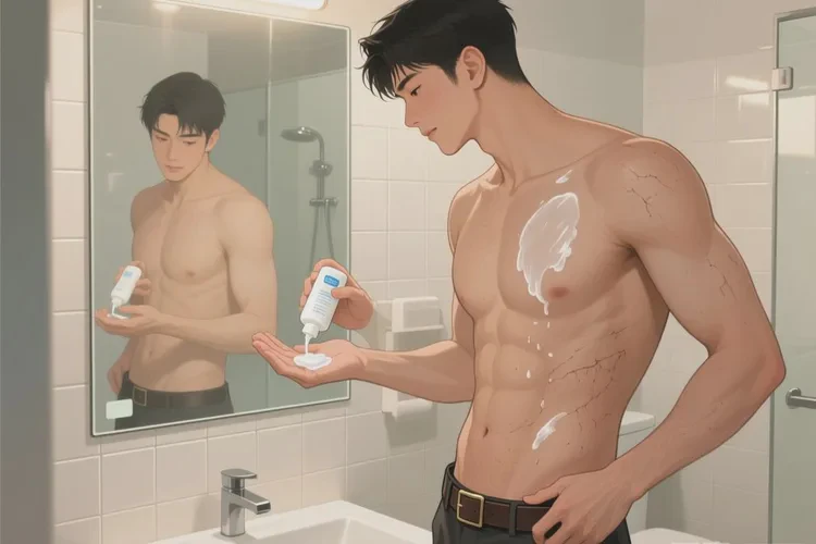 男性肚子上经常起湿疹能治愈吗(图1)