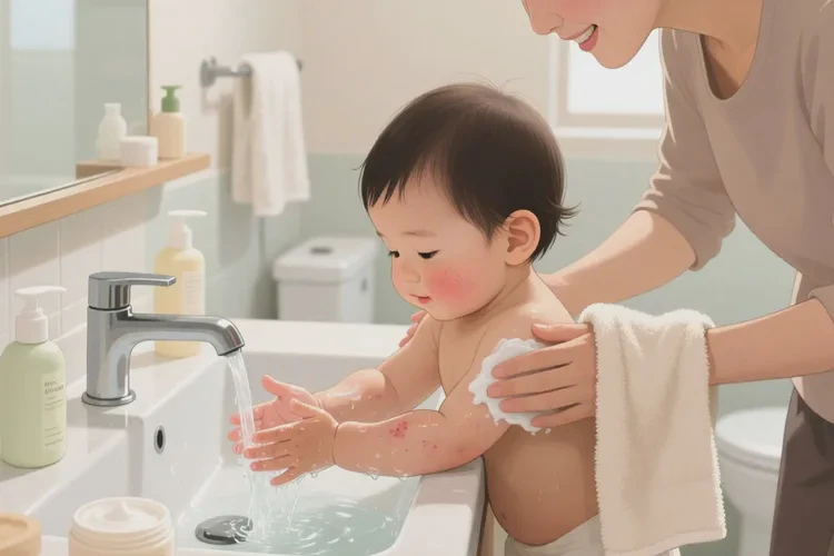 幼儿手上长湿疹能治愈吗(图1)