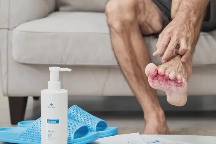 男人脚上长湿疹能治愈吗(图1)