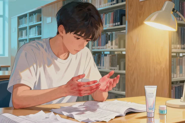 大学生手上长湿疹能治愈吗(图1)