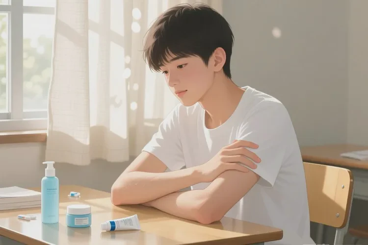 青少年手臂出现湿疹能治愈吗(图1)