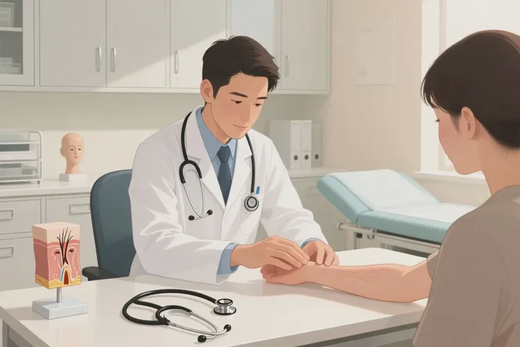 女生身上长湿疹能治愈吗(图2)