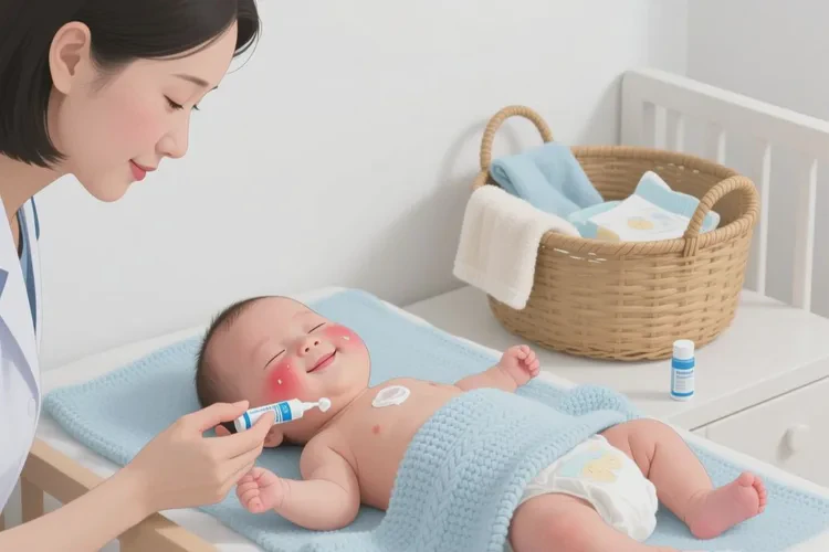 新生儿全身偶尔起湿疹可以治愈吗(图3)