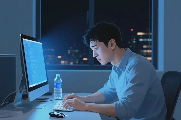 28岁晚上血糖23.8是怎么回事(图1)