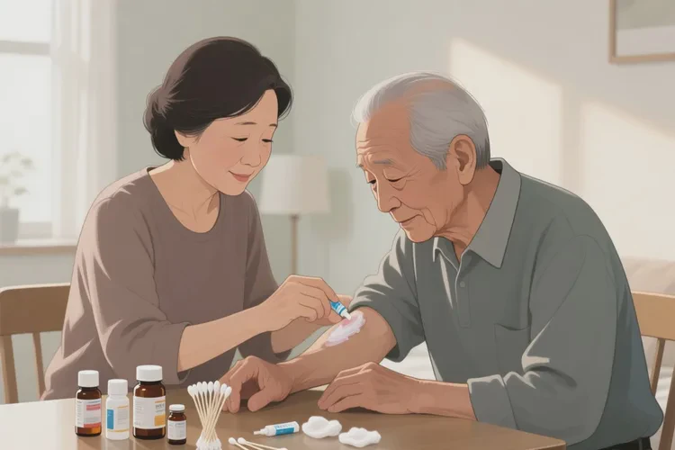 高龄老人脖子起湿疹能治愈吗(图2)