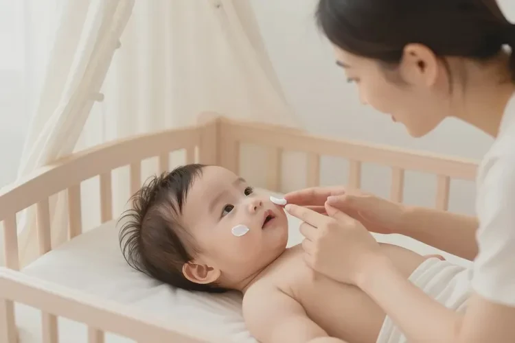 新生儿脸上经常起湿疹可以治愈吗(图2)