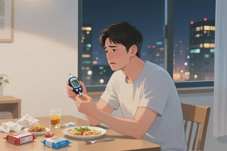 29岁晚餐血糖17.6是怎么回事(图1)