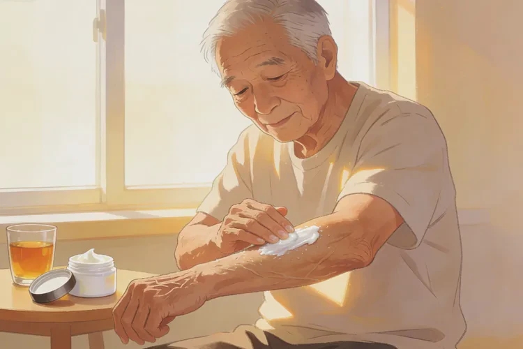 老年人手臂经常起湿疹能治愈吗(图1)