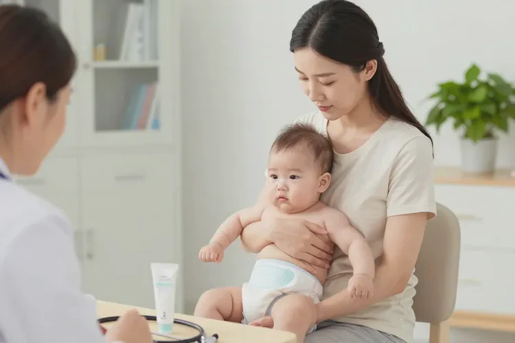 新生儿肛周容易长湿疹能治愈吗(图1)