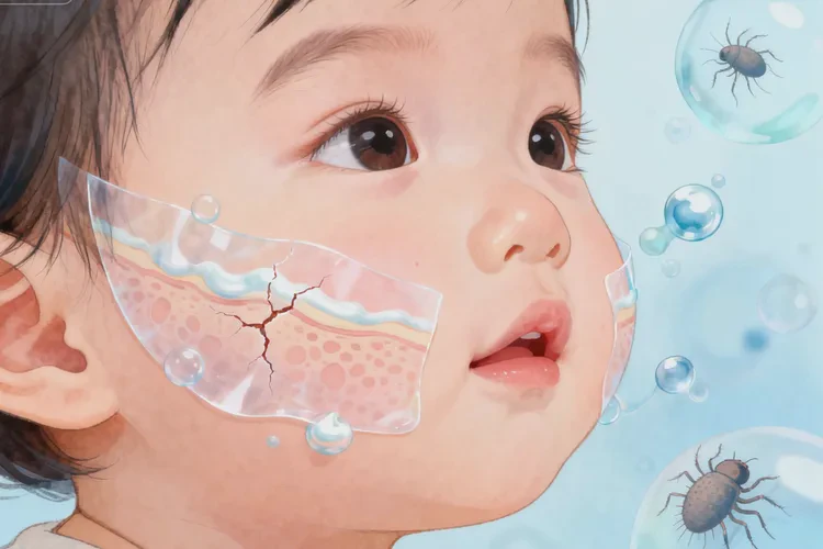 婴儿面部容易起湿疹能不能治愈(图2)