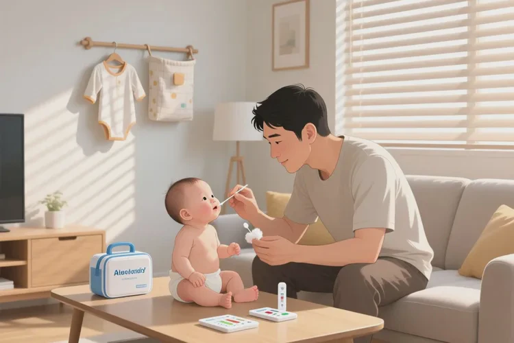 新生儿脸上出湿疹可以治愈吗(图2)