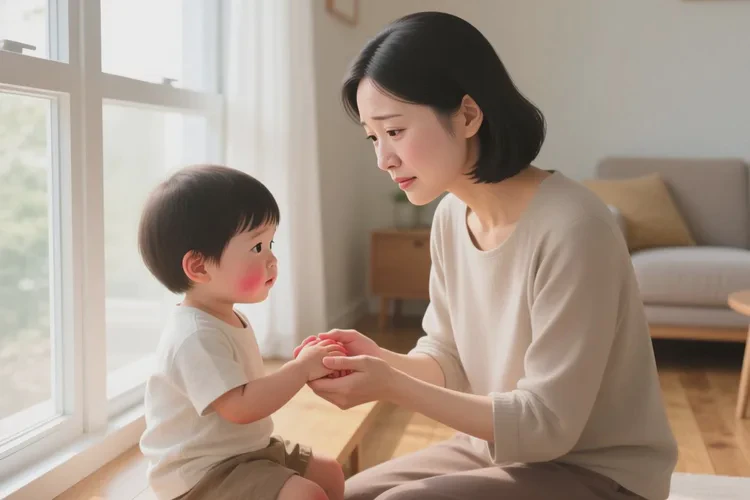 幼儿手上偶尔长湿疹能治愈吗(图1)