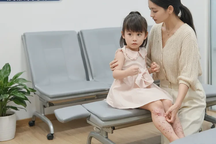 小孩小腿上出湿疹能不能治愈(图3)