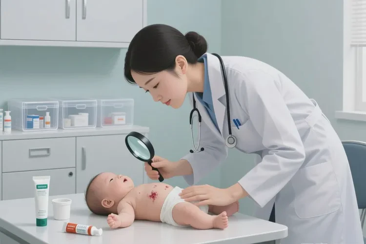 婴儿肚子上长湿疹能不能治愈(图2)