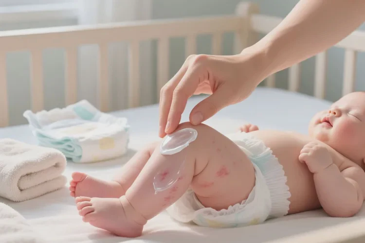 新生儿大腿起湿疹可以治愈吗(图2)