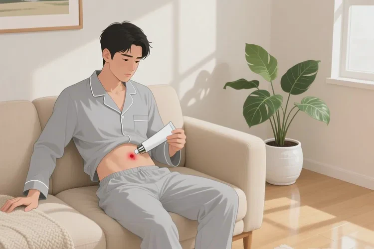 男生肚子容易起湿疹能治愈吗(图2)