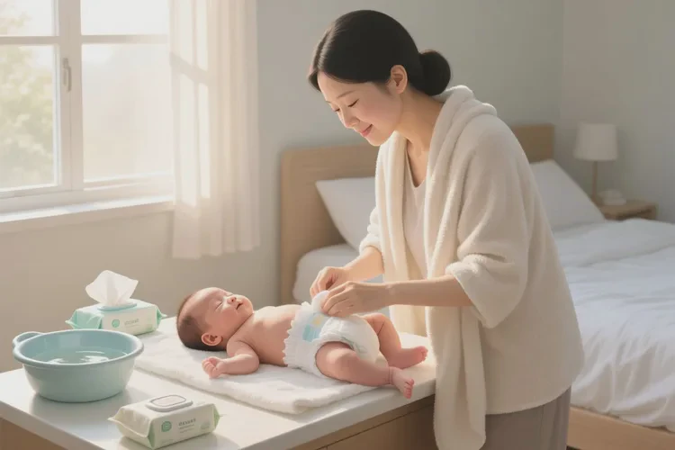 新生儿屁股经常起湿疹能治愈吗(图1)