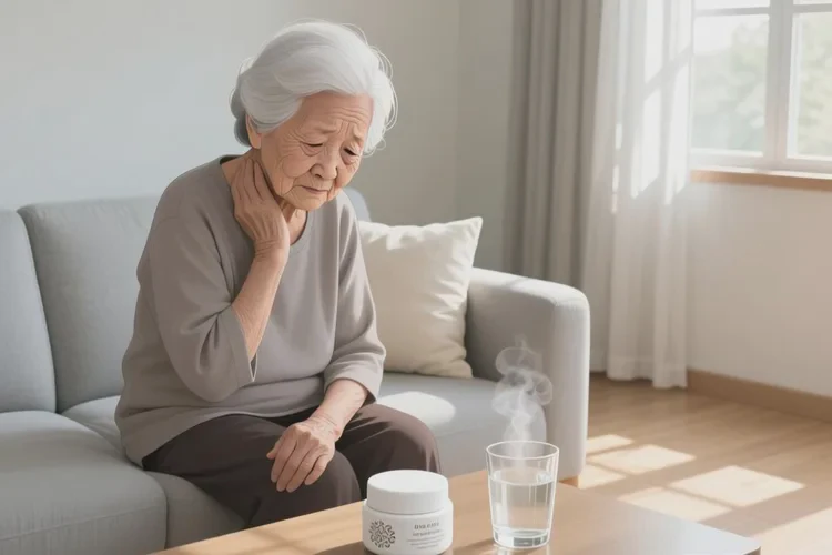 高龄老人脖子上偶尔长湿疹能治愈吗(图1)