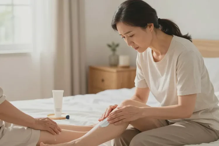 高龄老人大腿上出湿疹能治愈吗(图1)