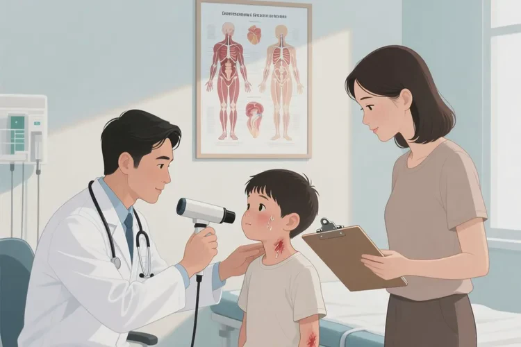 小儿脖子上长湿疹能治愈吗(图2)