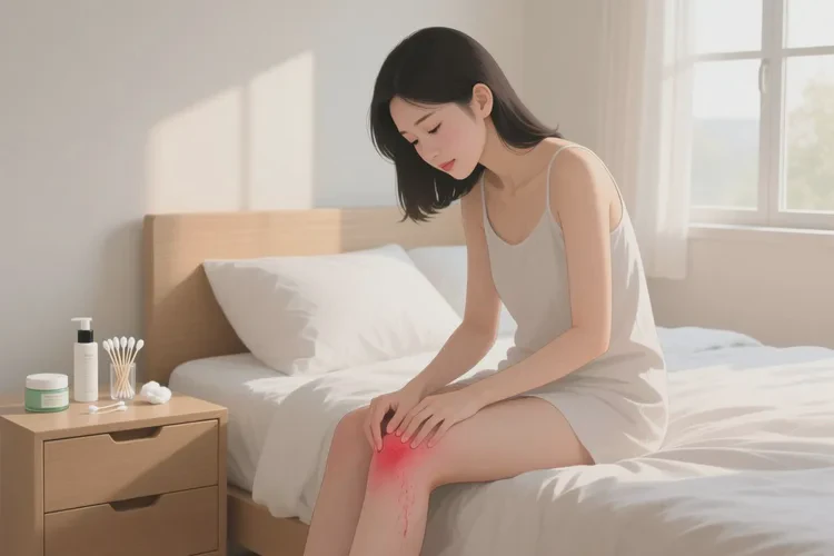 哺乳期妈妈大腿出湿疹能治愈吗(图1)