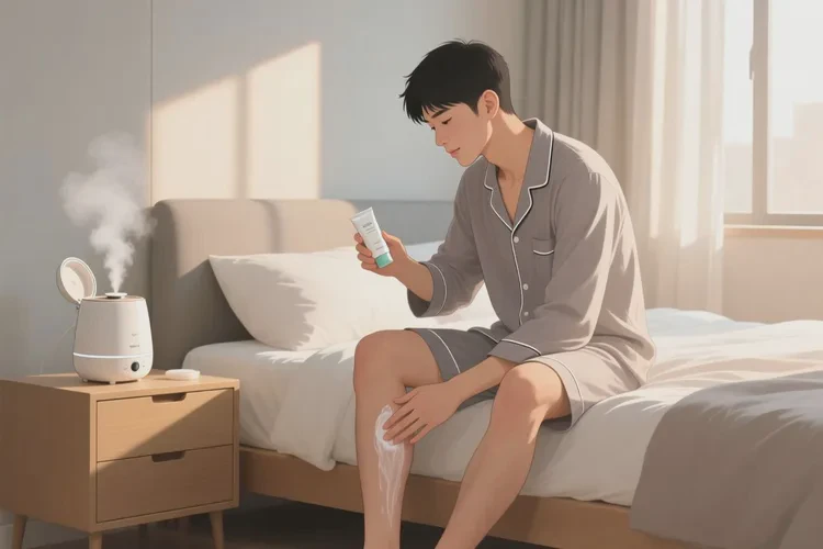 男人小腿起湿疹能治愈吗(图1)