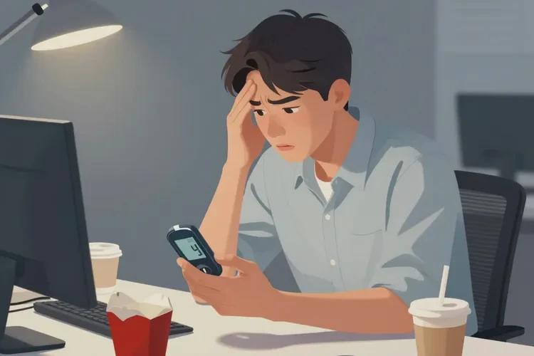 28岁晚上血糖27.8是怎么回事(图1)