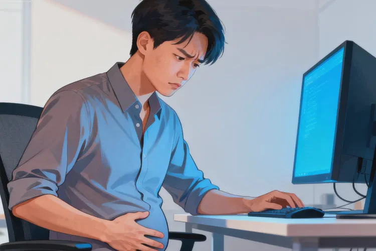 男性肚子上偶尔起湿疹能治愈吗(图1)