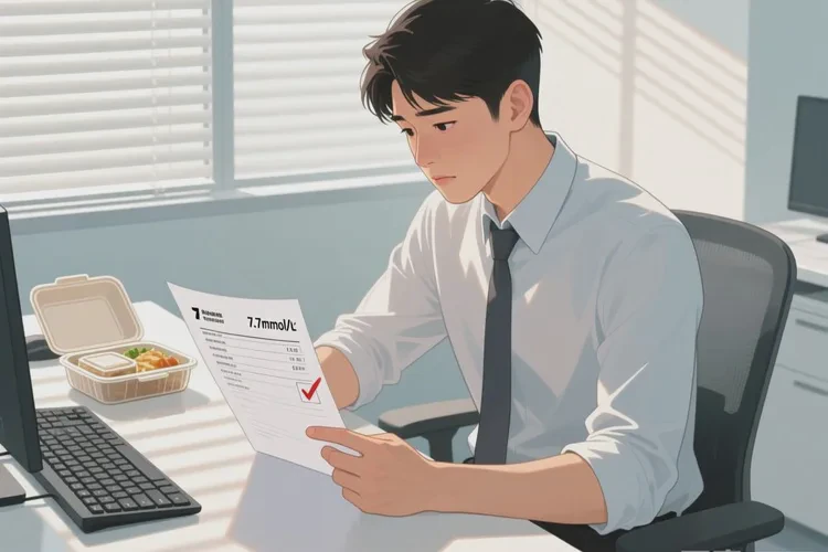 29岁中餐血糖7.7是怎么回事(图1)