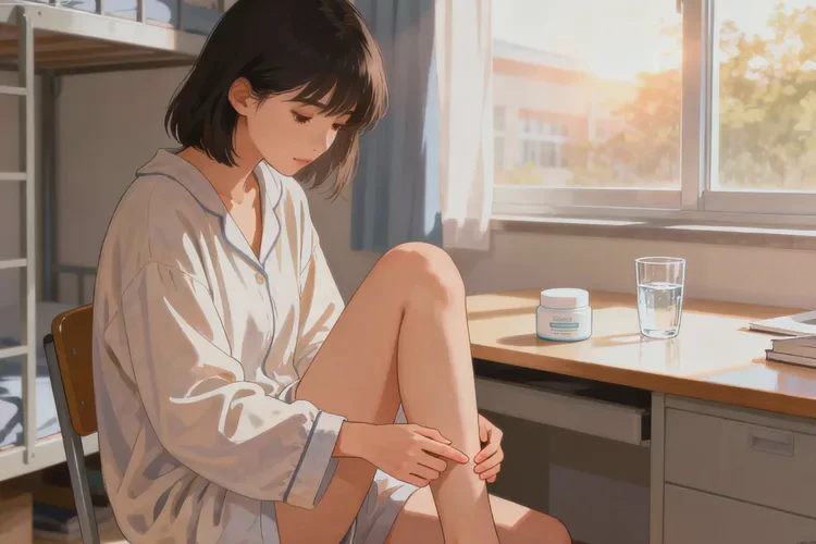 大学生小腿有湿疹能治愈吗(图1)