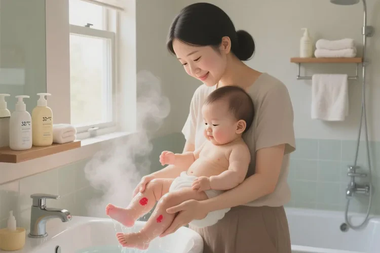 宝宝大腿上出现湿疹能不能治愈(图1)