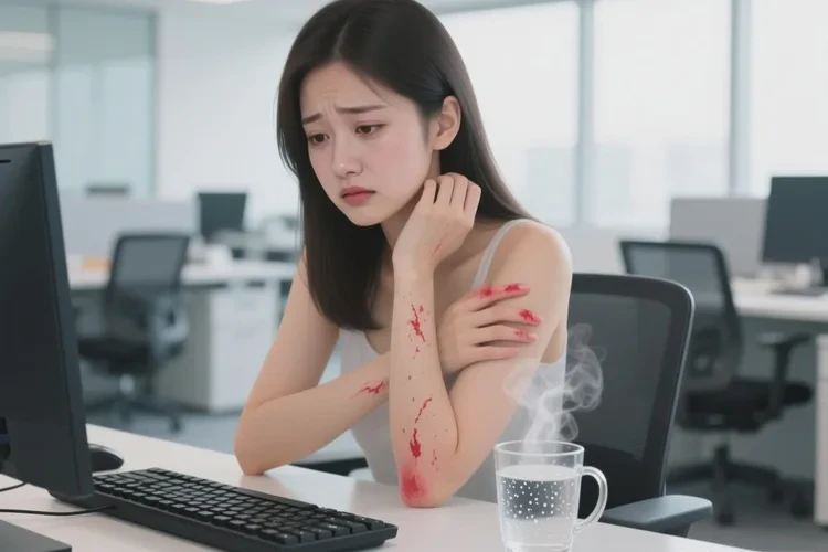 女性身上偶尔长湿疹能治愈吗(图1)