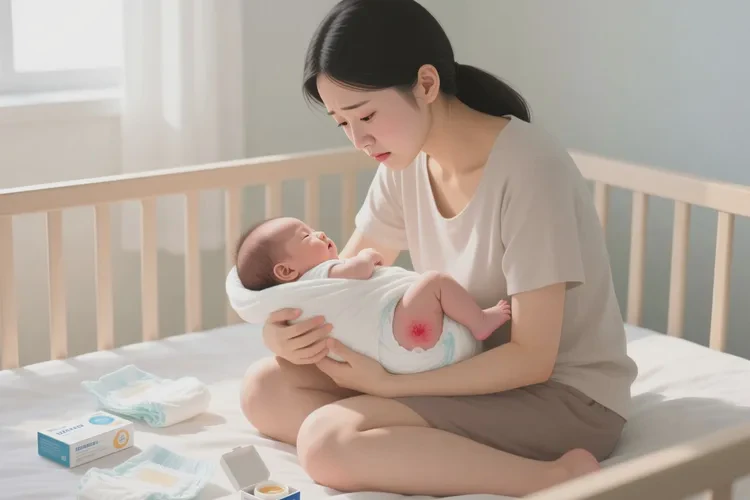 新生儿屁股出现湿疹能治愈吗(图1)