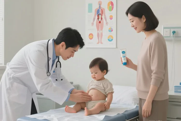 小孩肚子上出现湿疹能不能治愈(图4)